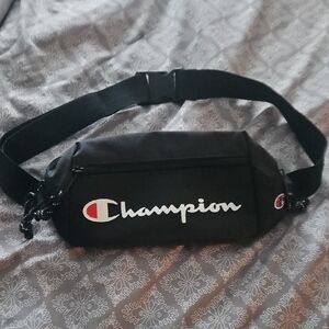 Champion Black Belt Bag with Logo